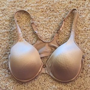 Tan Razor Back Bra