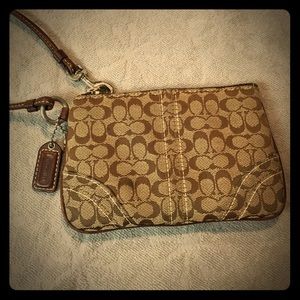 Coach Signature Wristlet