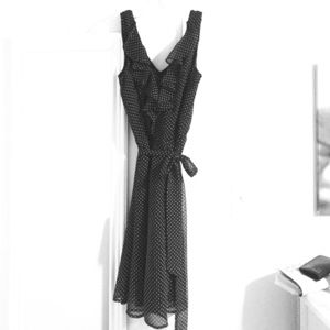 WHBM polka dot dress: perfect for work! 👗