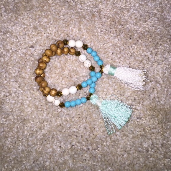 Tassel bracelet set