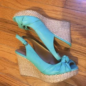 Turquoise wedges