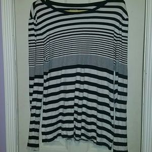 Old Navy Women's Long Sleeved Striped Shirt