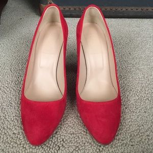 J. Crew Red Heels