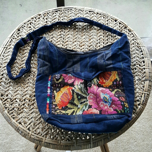 SOLD Embroidered purse