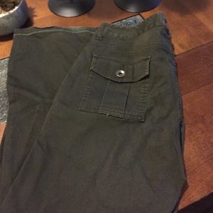 Dark Olive Green Banana Republic Pants