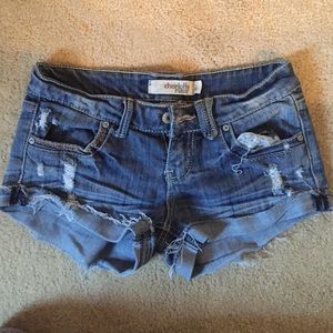 Jean shorts
