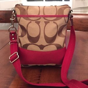 Coach Crossbody Signature Pattern Bag