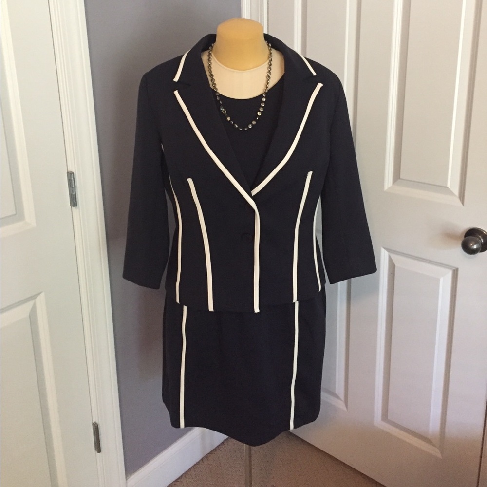 Suit Dress with Blazer