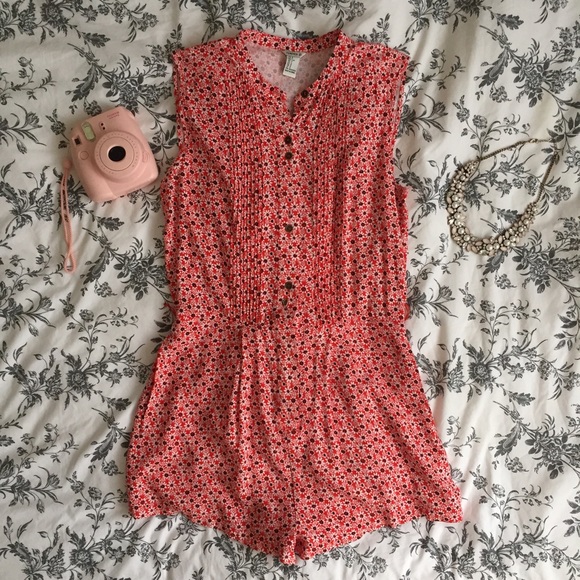 Forever 21 Floral Romper