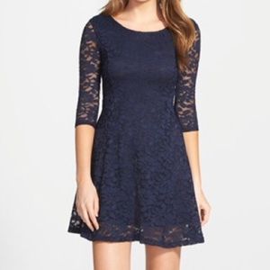 3/4 sleeve lace dress