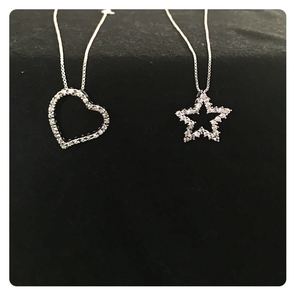 Two sterling silver necklaces