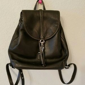 Authentic Leather Coach Backpack