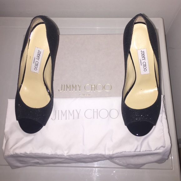 Jimmy Choo Shoes - Jimmy Choo Peep Toe Heel