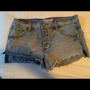Free people jean shorts
