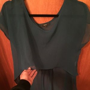 Sheer High Low Top