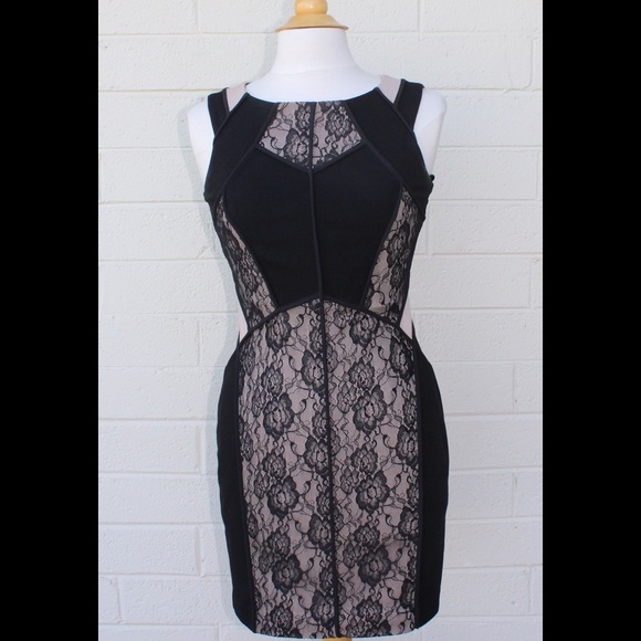 Black Lace Anthropologie dress
