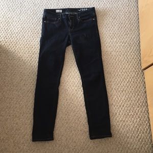 Gap dark skinny jeans