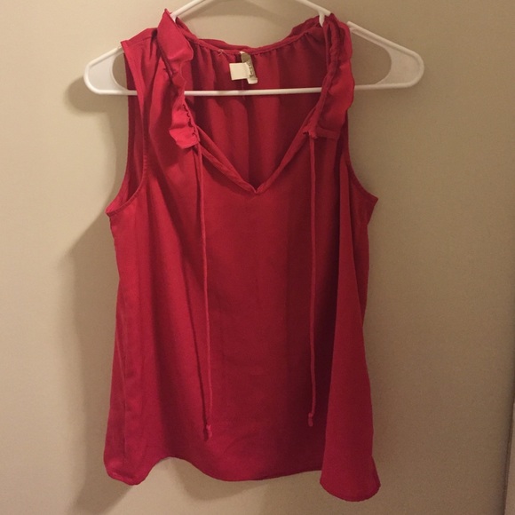 JCrew size 4 ruffle neck pink blouse