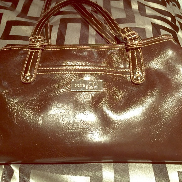Nine & co brown leather purse