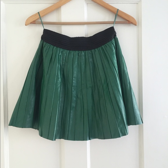Leather skirt