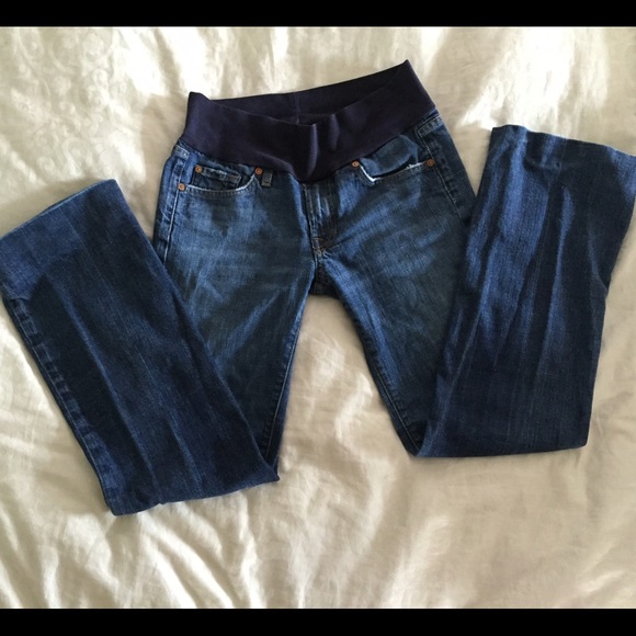 7 For All Mankind maternity jeans 29