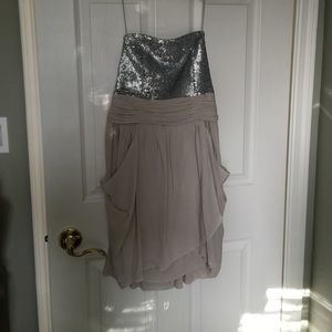 Alice + Olivia strapless sequin dress