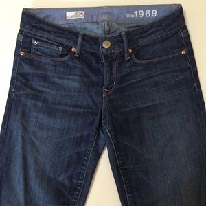 GAP sexy boot dark wash jeans