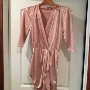 ASOS Rose Gold Draped Dress