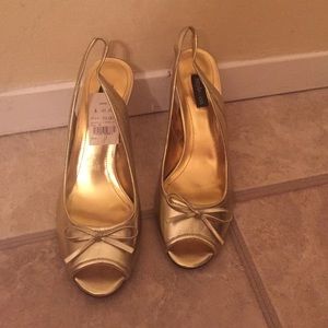 4 in. Gold Heels