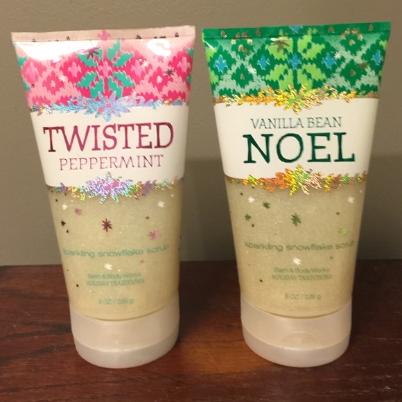Lot of 2 Bath & Body Works Holiday Body Scrubs