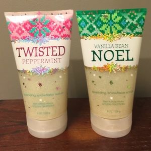Lot of 2 Bath & Body Works Holiday Body Scrubs