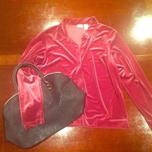 Vintage velvet shirt