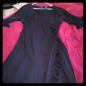 Black cocktail dress.