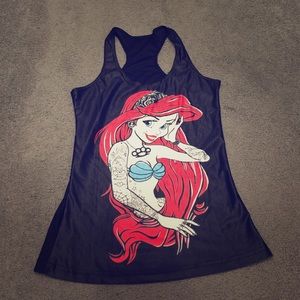 Ariel with tattoos tank