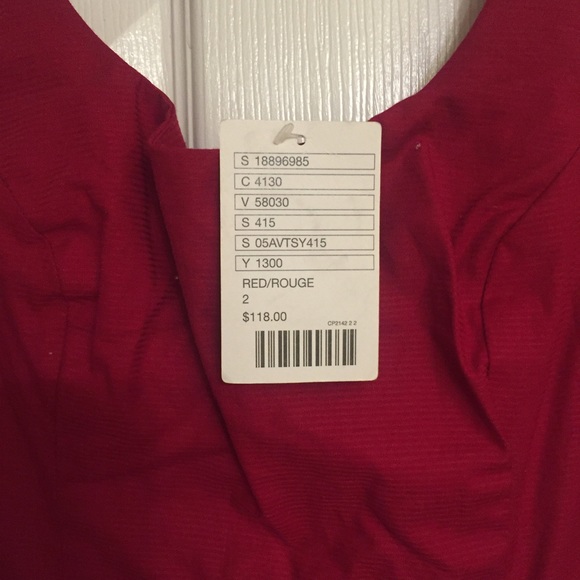 Red anthropologie bow dress - Picture 2 of 2