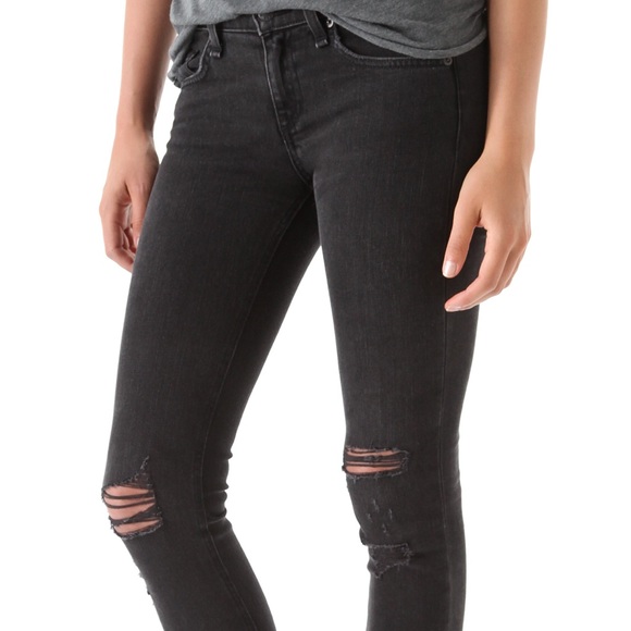 ❗️SOLD❗️Rag & Bone Rock Jeans With Holes - Picture 2 of 4