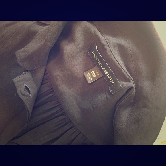 XXS Banana Republic Black Shirt Dress