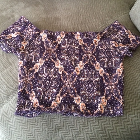 Over the shoulder crop top from Pacsun.