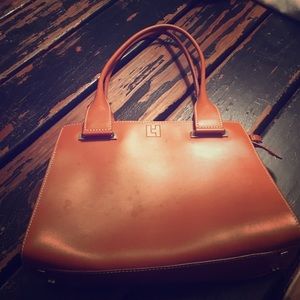 Lambertson Truex Calf Handbag in Luggage