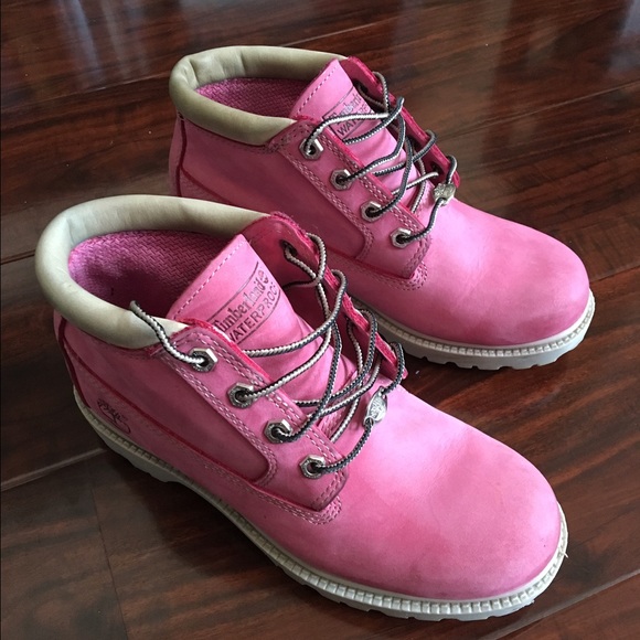 Pink Timberland Boots