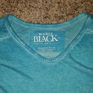 Men's Buckle Black T