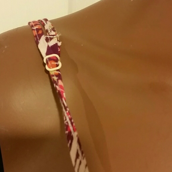 Xhilaration Pink orange white floral print dress - Picture 2 of 4