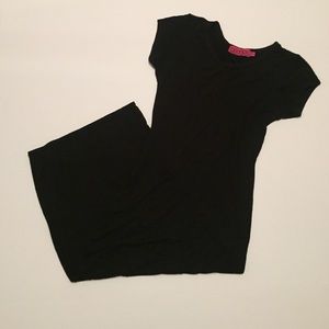 Short sleeve midi dress