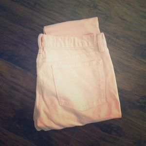 LIKE NEW JCrew Toothpick Pink Skinny Ankle size 29