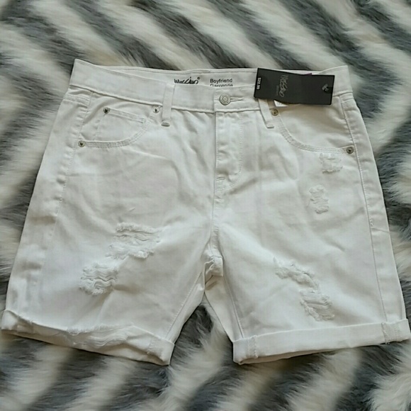 💋Last 1💋Mossimo white denim Jean shorts NWT - Picture 2 of 3