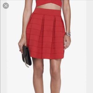 Red Express bubble skirt