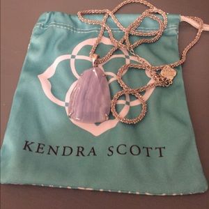 Kendra Scott Long Purple/Blue necklace