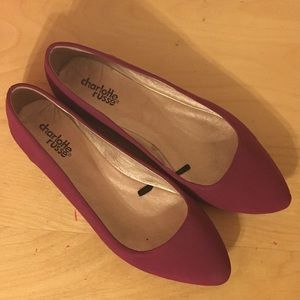 Charlotte Russe flats in wine