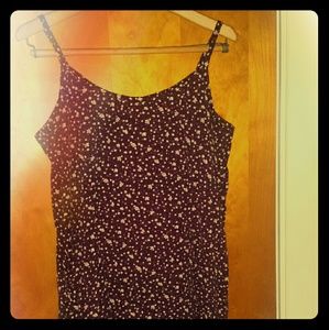 90s purple floral dress