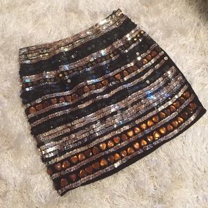 Romeo and Juliet Couture sequin skirt